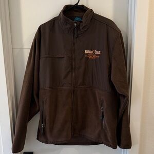 Buffalo Trace Men's Brown Fleece Jacket